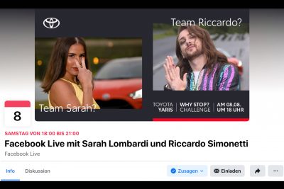 Social Media: Toyota Yaris Why Stop Challenge – Facebook Show