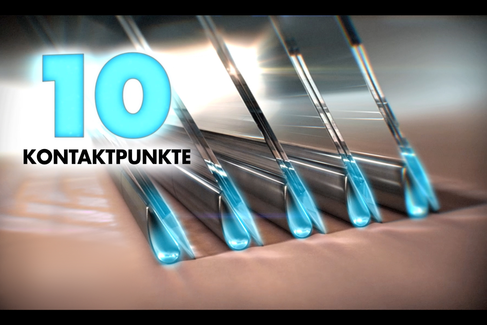 TVC: Wilkinson HYDRO "10 Kontaktpunkte Promotion"